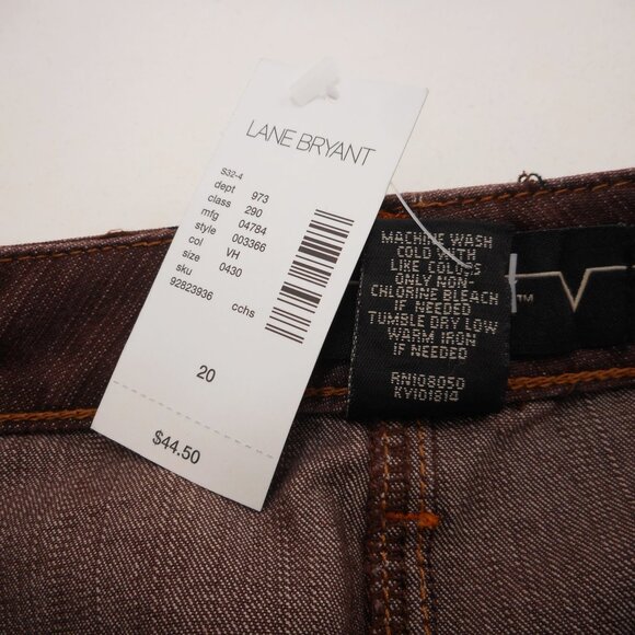 Venezia Womens size 20 Skirt Vintage NWT Brown Denim Western Cowgirl Knee-length - Picture 7 of 9